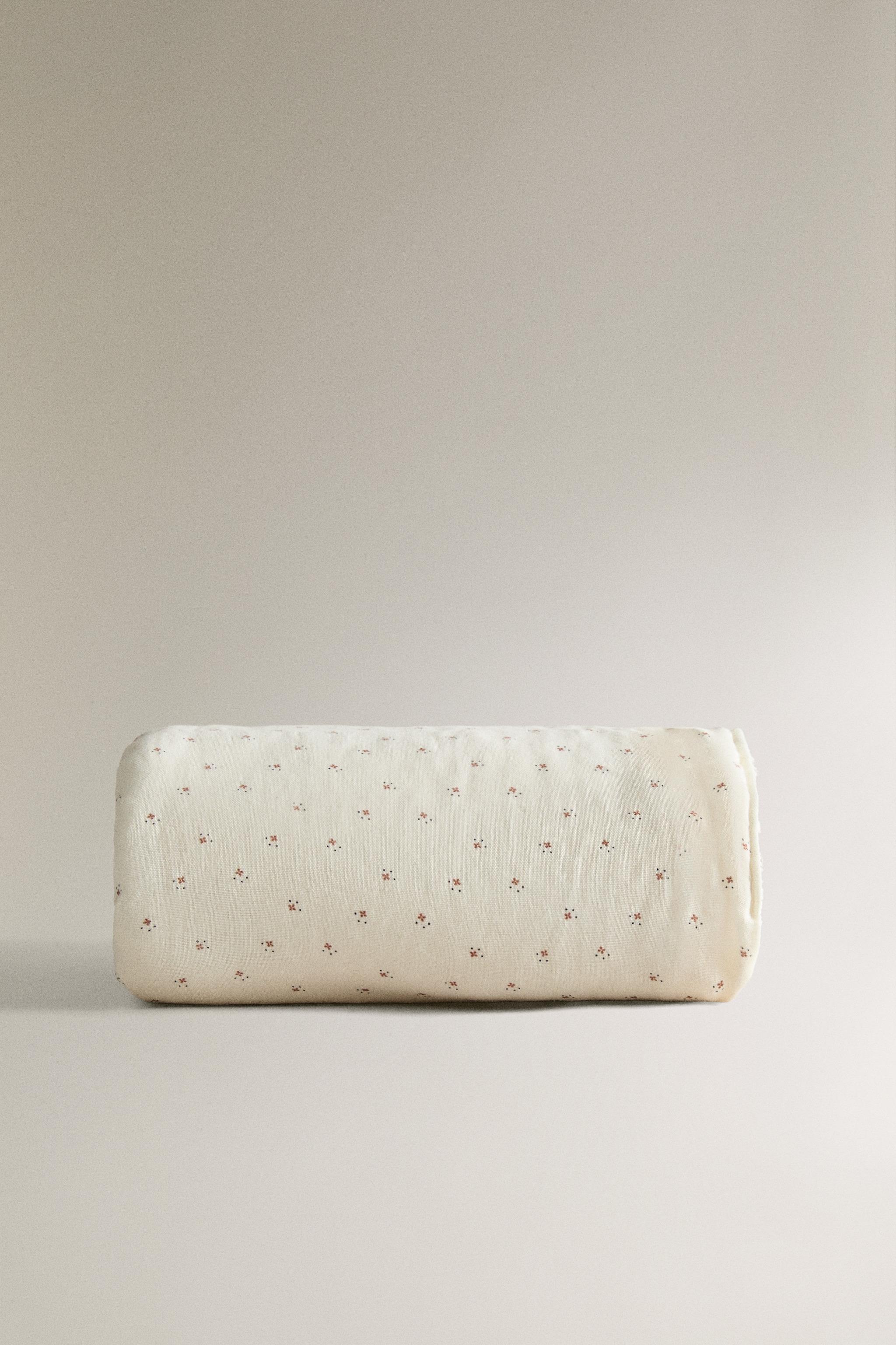 SERVIETTE DE BAIN BÉBÉ GAZE FLEUR